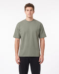 Men's Heavyweight Blank Tee in Sage, front view