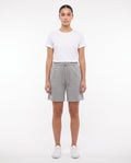 Women's Heavyweight Short in Grey Marle, front view