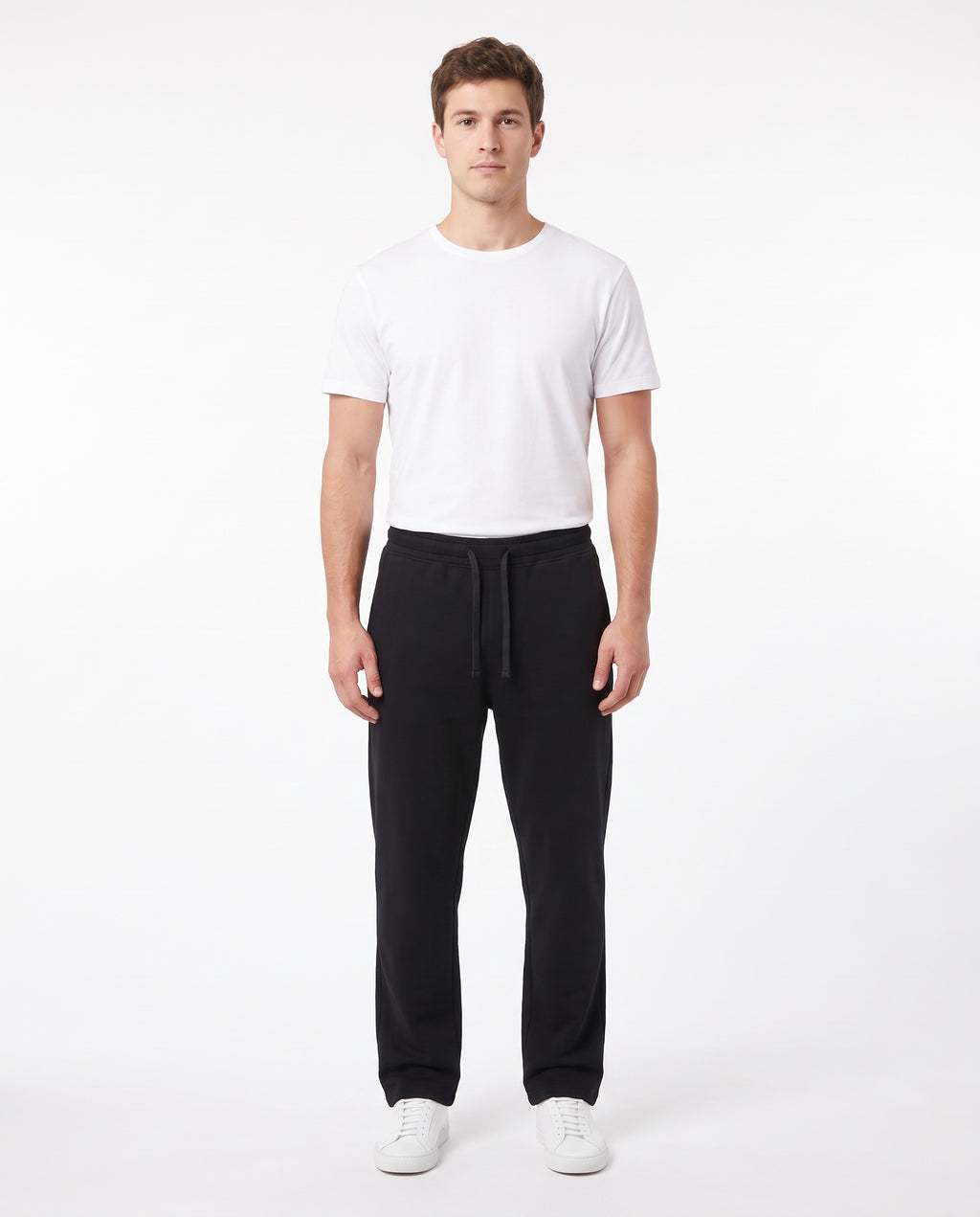 Men's Heavyweight Sweatpant in Black, front view