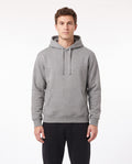 Men's Heavyweight Hoodie in Grey Marle, front view