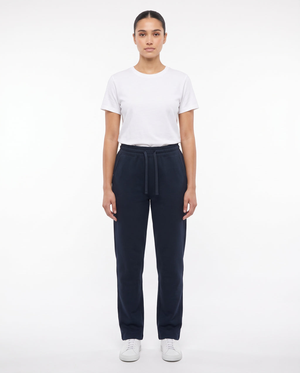 Women's Heavyweight Sweatpant in Navy, front view