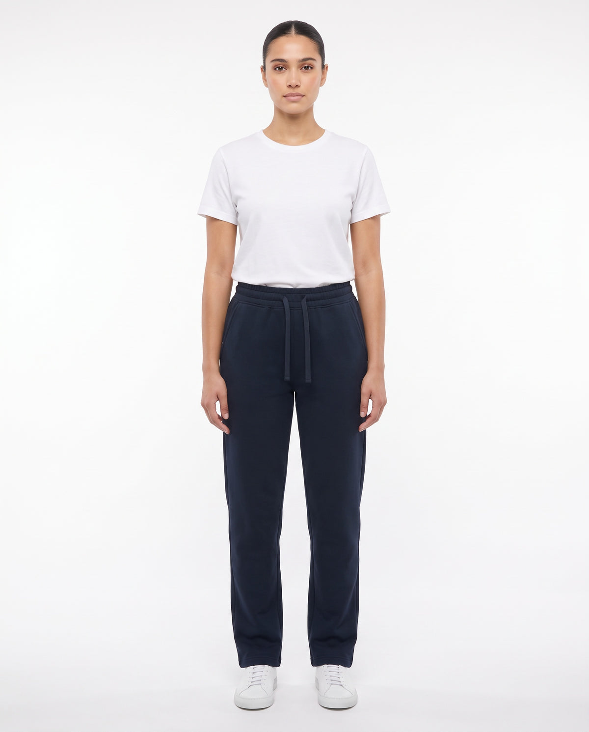 Women's Heavyweight Sweatpant in Navy, front view