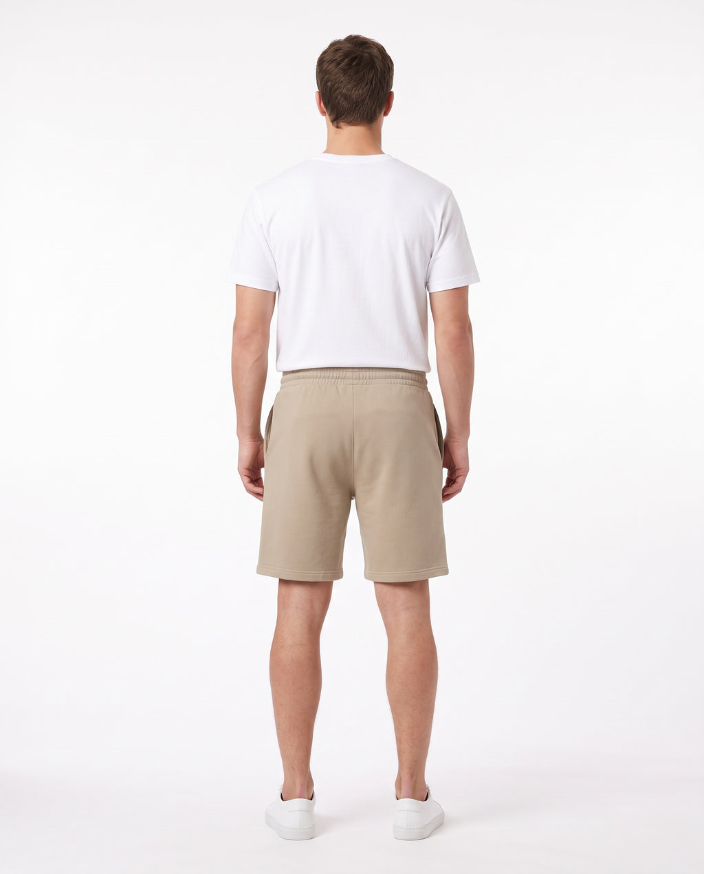 Men's Heavyweight Short in Sand, back view