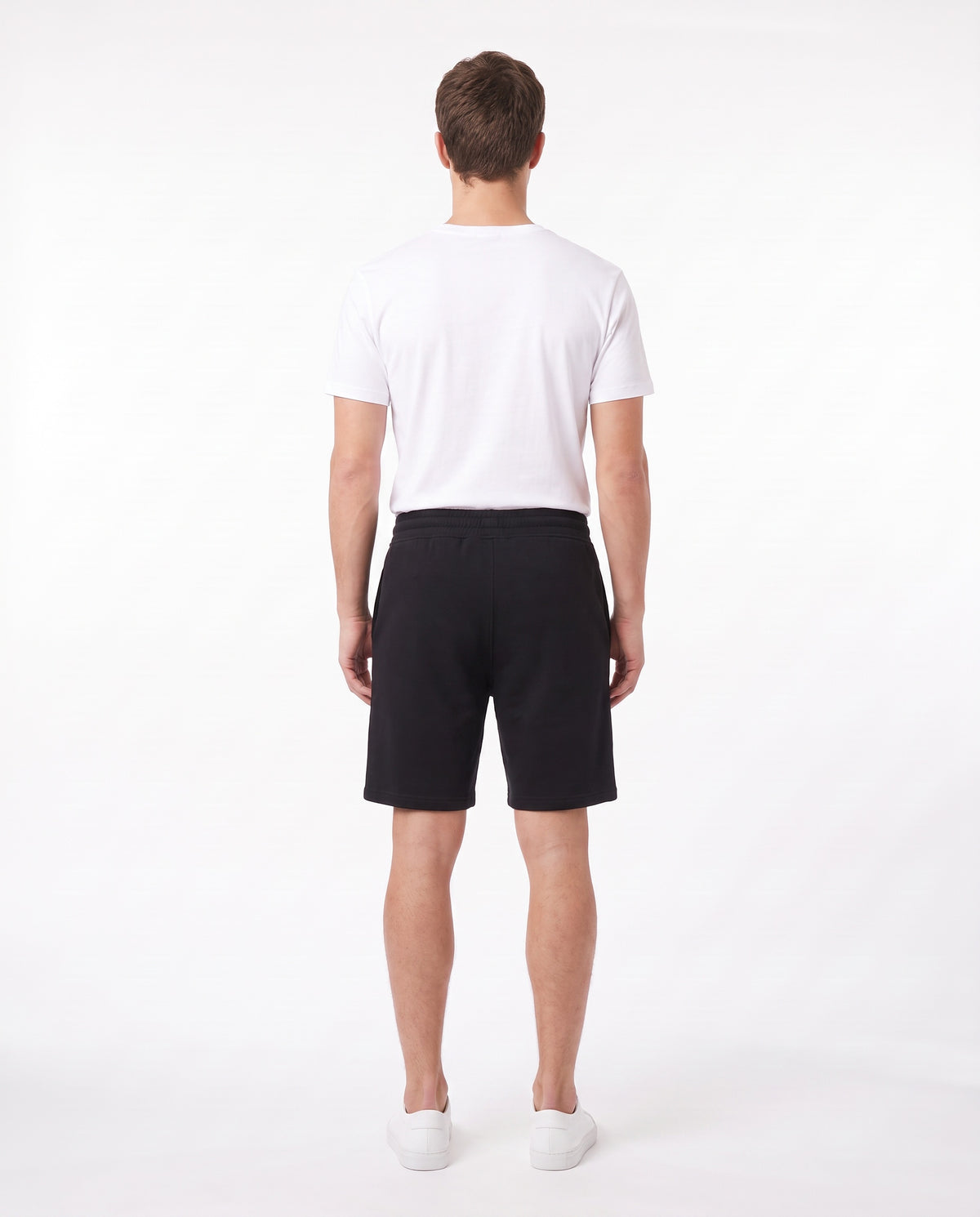 Men's Heavyweight Short in Black, back view